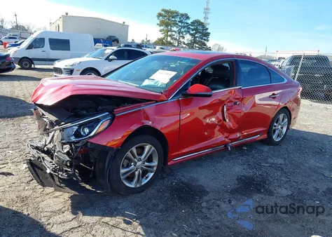 2018 Hyundai Sonata Sport из США, поврежденный, VIN 5NPE34AF2JH655448